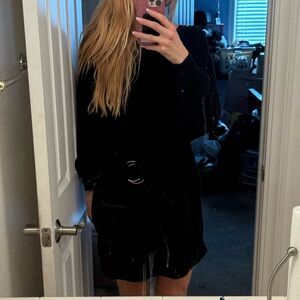Nordstrom Black Long Sleeve Dress